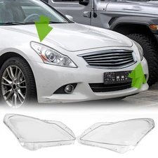 For 2010-2013 Infiniti G37 G35 G25 Q40 Headlight Headlamp Lens Cover Shell US