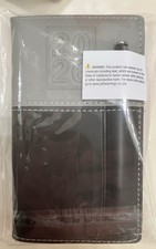 Pocket Planner/Pocket Calendar and Pen, 3.5"x6": Includes 14 Months 2026 Gray