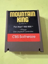 Mountain King Atari 400/800 - Cleaned and Tested - Works Great 