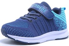 Basket Garçon 26 Chaussure Enfant Sneaker Sport Chaussures Course 26 EU, Bleu