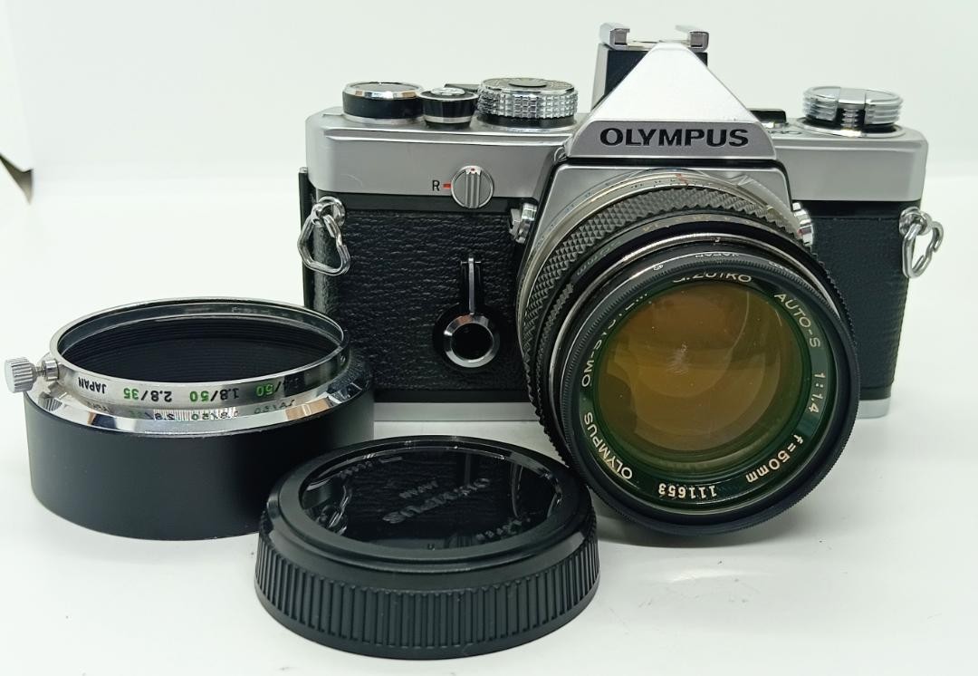 Olympus Om-1 Silver 35Mm Slr Filmcamera | eBay
