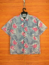 Casual Hawaiian Shirt Aloha Tropical Beach Summer Vacation Party Floral Print