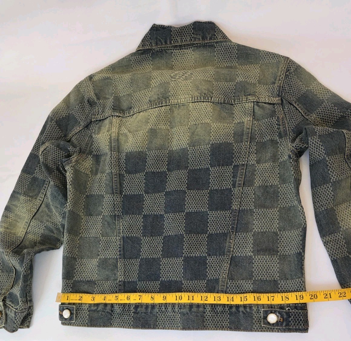 Louis Vuitton Damier Classic Denim Jacket Indigo Size 48 NWT | eBay