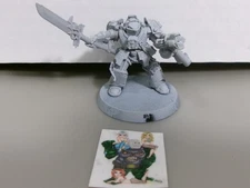=Warhammer 40k GREY KNIGHTS Terminator Daemonhunter w/ Force Halberd&Flamer 73*