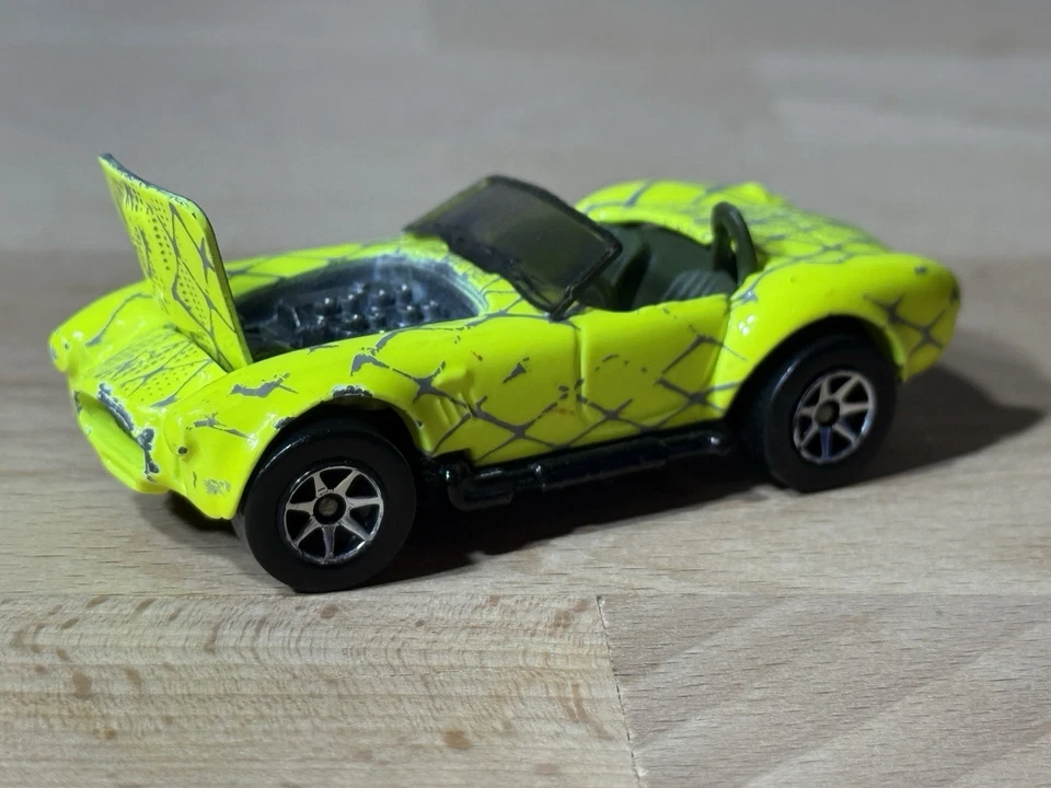 Винтаж 1982 Mattel Hot Wheels Shelby Cobra Автомобиль Roarin' Rods Серия Желтый - Изображение 3 из 4