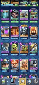CR 65 LVL | 47 MAXED CARDS | 10K+ Trophies | 360K+ GOLD | CHEAP