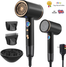 1875W Ionic Hair Dryer with Diffuser LED Display Low Noise Salon Travel ✅