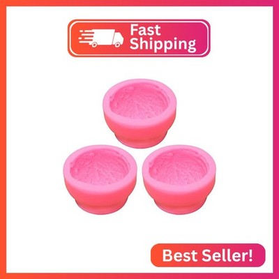 3 Pcs Ice Cream Silicone Mold for Resin, Candle and Soap Crafting