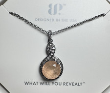 Bomb Party Necklace - Rbp7867 Loving Embrace - Peach Quartz Bomb Party Necklace - Rbp7867 Loving Embrace - Peach Quartz