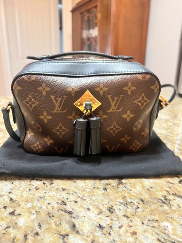 Louis Vuitton Saintonge Shoulder Bag Brown Canvas