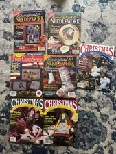 Better Homes and Gardens Cross Stitch  Needlework Magazines Lot, Christmas