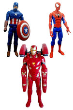 Set di 3 personaggi Marvel Avengers tra cui Iron Man Mission Tech...