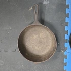 Vintage Wagner Ware 10 1/2" Cast Iron Skillet Pan Double Spout #8 Antique Decor