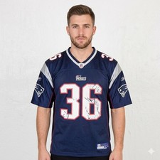 Vintage Reebok Lawyer Milloy Patriots Jersey Mens XL #36 NFL On Field Y2K 2000s