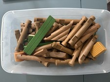 1.5 Pounds of Lincoln Logs Toys container not included