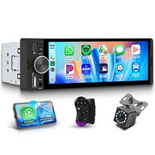 Autoradio 1 Din Wireless CarPlay Android Auto Mirror Link 6.28 Pollici Multimedi - Miniatura 1