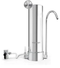 Vortopt Countertop Water Filter System Model F-7 Rapid Flow 8000 Gallons