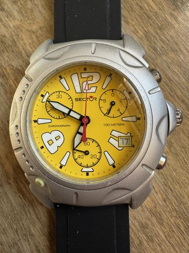 Vintage Sector Yellow Dial Chronograph 150