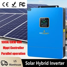 10KW 8KW 48V PRO Solar Hybrid Inverter Pure Sine Wave Off Grid Mppt Controller