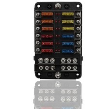 12 Weg KFZ ATO Sicherungshalter Auto Sicherungskasten LKW Boot Sicher 12V/32V