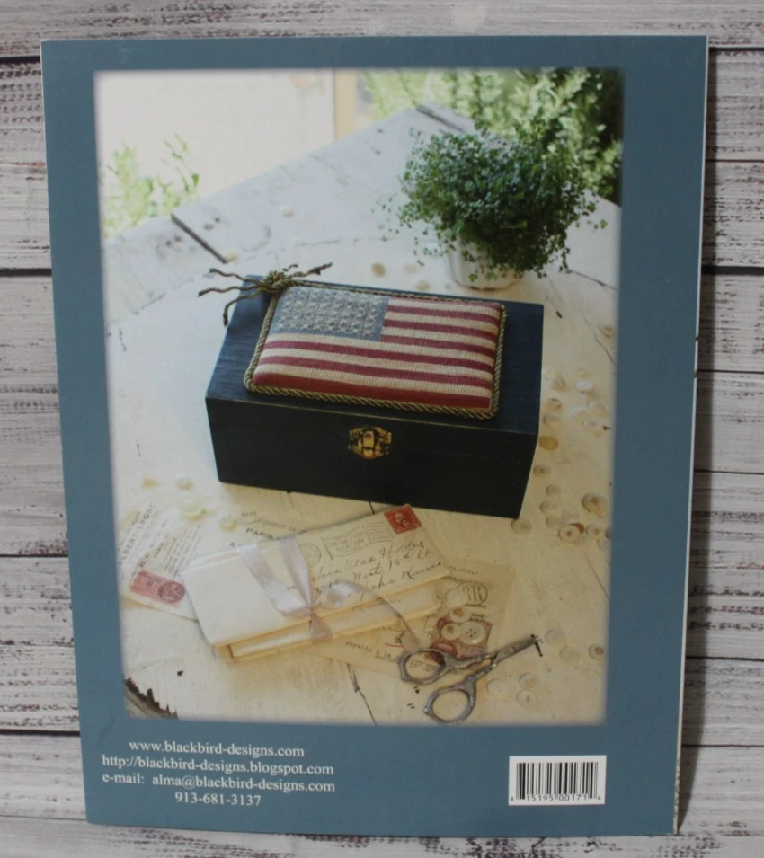 LONG MAY SHE WAVE cross stitch chart BLACKBIRD DESIGNS - Image 2 of 2