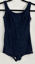 Vintage 1950  s, 60  s   Jantzen Woman  s Navy Blue Clothe Swimsuit