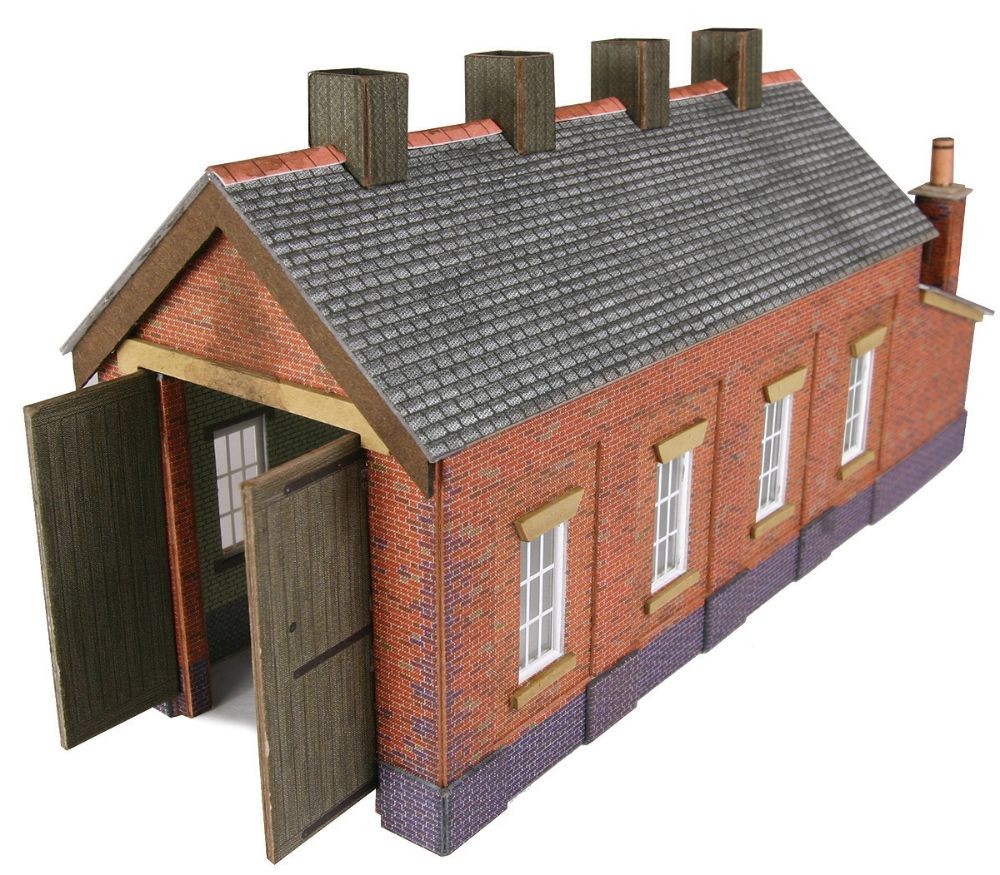Metcalfe PN931 Single Engine Shed - Brick N Gauge Card Kit