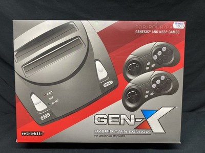 Retro-Bit Gen X Hybrid Twin Console For NES and Genesis Games