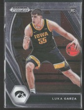 2021 Panini Prizm Draft Picks #51 Luka Garza Iowa Hawkeyes RC (B2)
