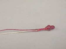 10 Vintage Hong Kong ST-3590/77 1.5V OEM Incandescent Red Battery Op Toy Bulbs