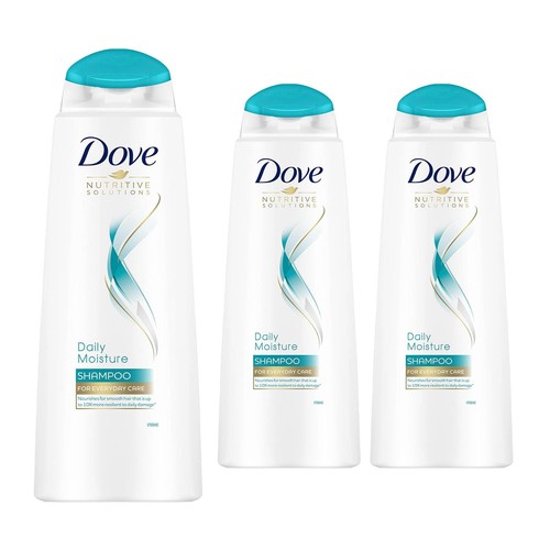 Dove Nutritive Solutions Daily Moisture Shampoo For Normal & Dry Hair, 3x400ml - Picture 12 of 12