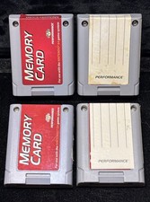 4X Memory Card Performance Brand Red Nintendo 64 N64 Memory Pak Tested Works 