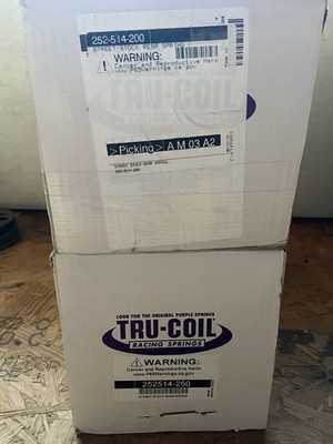 Tru-Coil Rear Racing Springs Street Stock