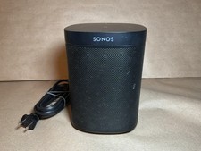 Sonos One A100 Smart Wireless Speakers Black S13 W/ Power Cord Cosmetic Wear