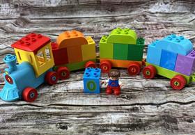 Lego Duplo 10816 My First Cars & Trucks (Retired) & 10847 My First Number Train