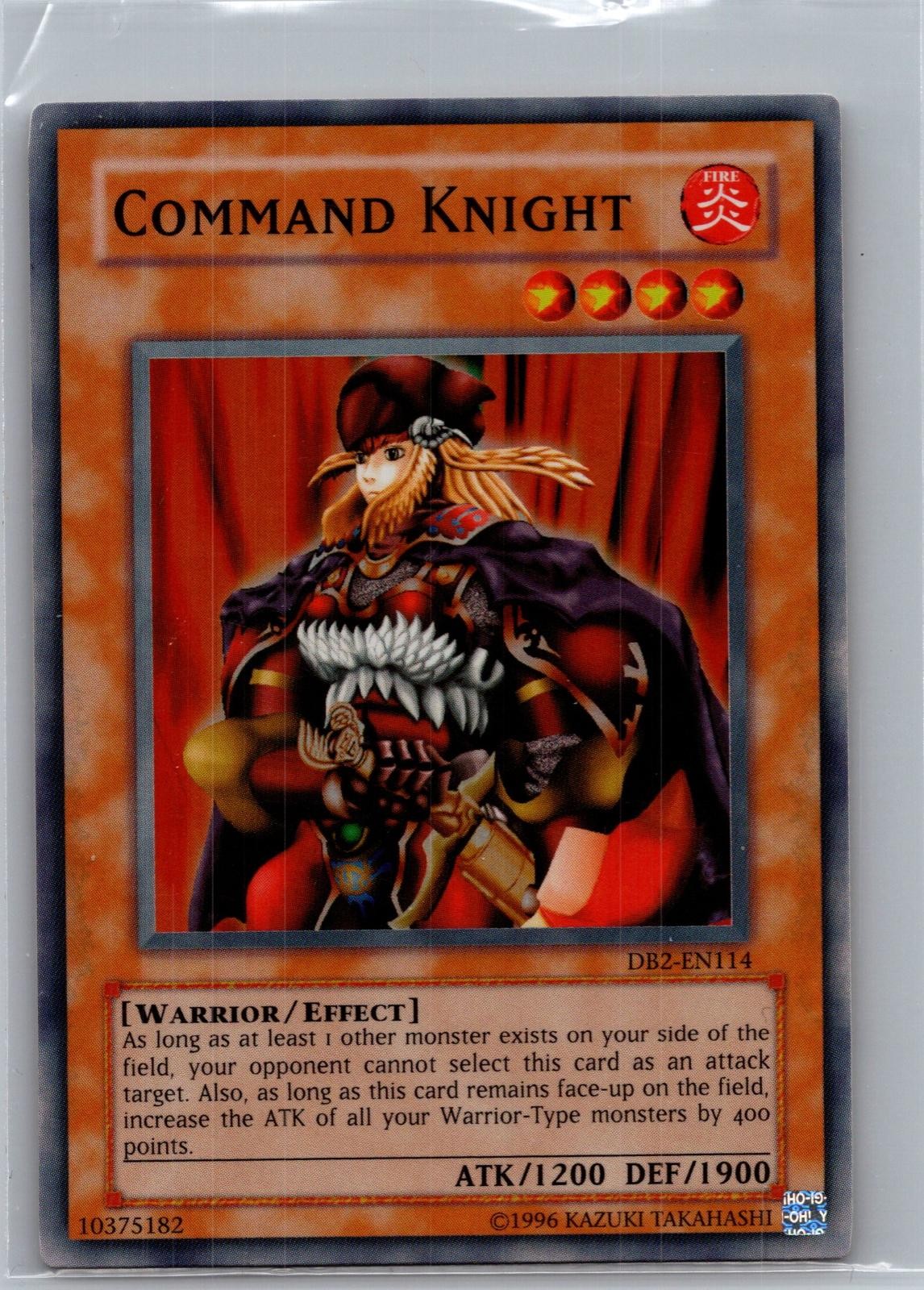 Command Knight DB2-EN114 Super Rare Dark Beginning 2 Yu-Gi-Oh Unlimited NM