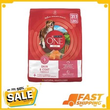 Purina ONE Sensitive Stomach +Plus Skin & Coat Natural Dry Dog Food Formula 31lb 1.50 per pound