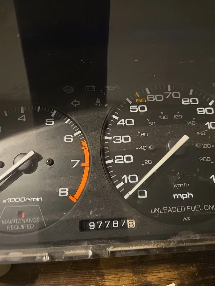 Cuadro de instrumentos Honda Accord SDN 1994-1997 automático 197.787 millas ID 78100S02A930 Foto 3 de 4