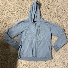 Women  s Large Blue Ariat Horseback Riding Equestrian Zip Up Hooded Jacket