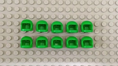 10 Lego 50665 Space hellgrüne Helme für Raumfahrer Astronaut Minifigur 41843