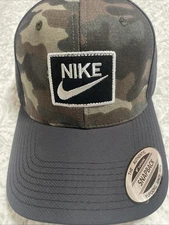 Nike Men's Hat Adjustable Cotton Athletic Training L91 Swoosh Logo Ball Cap