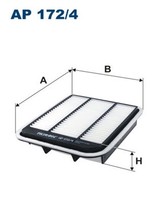 Filtron Luftfilter AP 172/4 Filtereinsatz FüR Mitsubishi NA8W