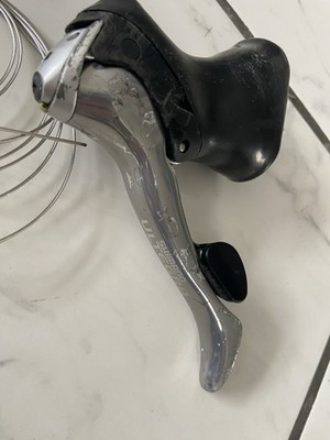 Shimano Ultegra ST-6510 Linkshand STI Schalthebel gebraucht 2 Gang doppelt