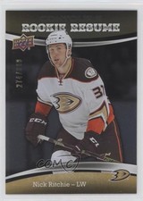 2015-16 Upper Deck Contours Rookie Resume 274/399 Nick Ritchie #RR-22 x6g