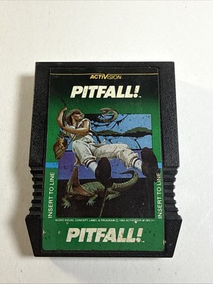 Pitfall! Intellivision Activision Tested Cartridge Classic Adventure Game