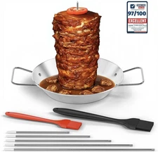 Premium Vertical Skewers Trompo Roast Shawarma Machine Grilling Para Taco Al Pas