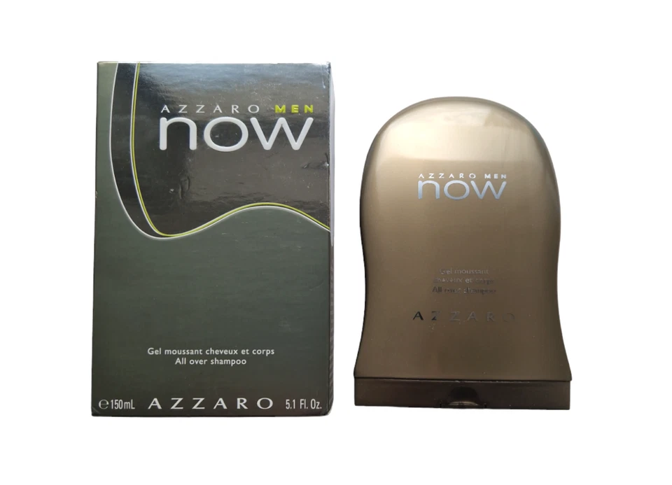 (26,66EUR/100ML) 150ML AZZARO NOW MEN - ALL OVER SHAMPOO SHOWER GEL NEU OVP