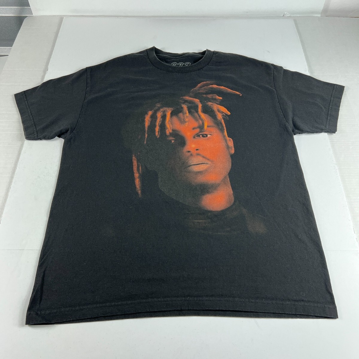 999 Club Juice Wrld Photo Rap Shirt Large Black Legends Never Die 