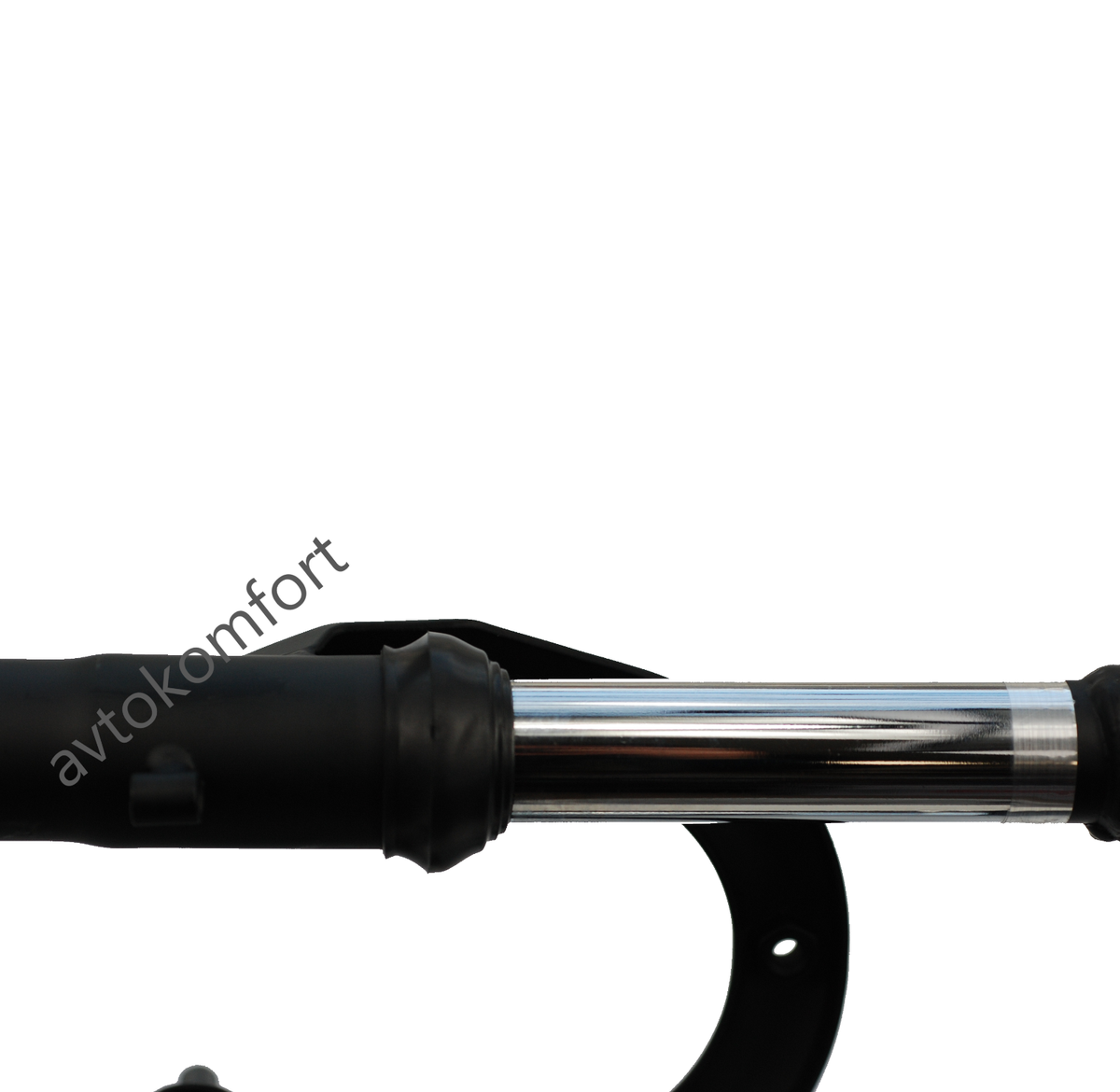 Fourche VTT Suspension Acier - 24 à 29 Pouces - Pivot 1 Pouce Fileté - Noir Mat