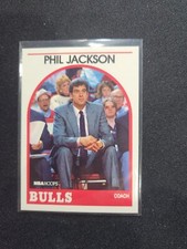 1989-90 NBA Hoops Phil Jackson RC #266
